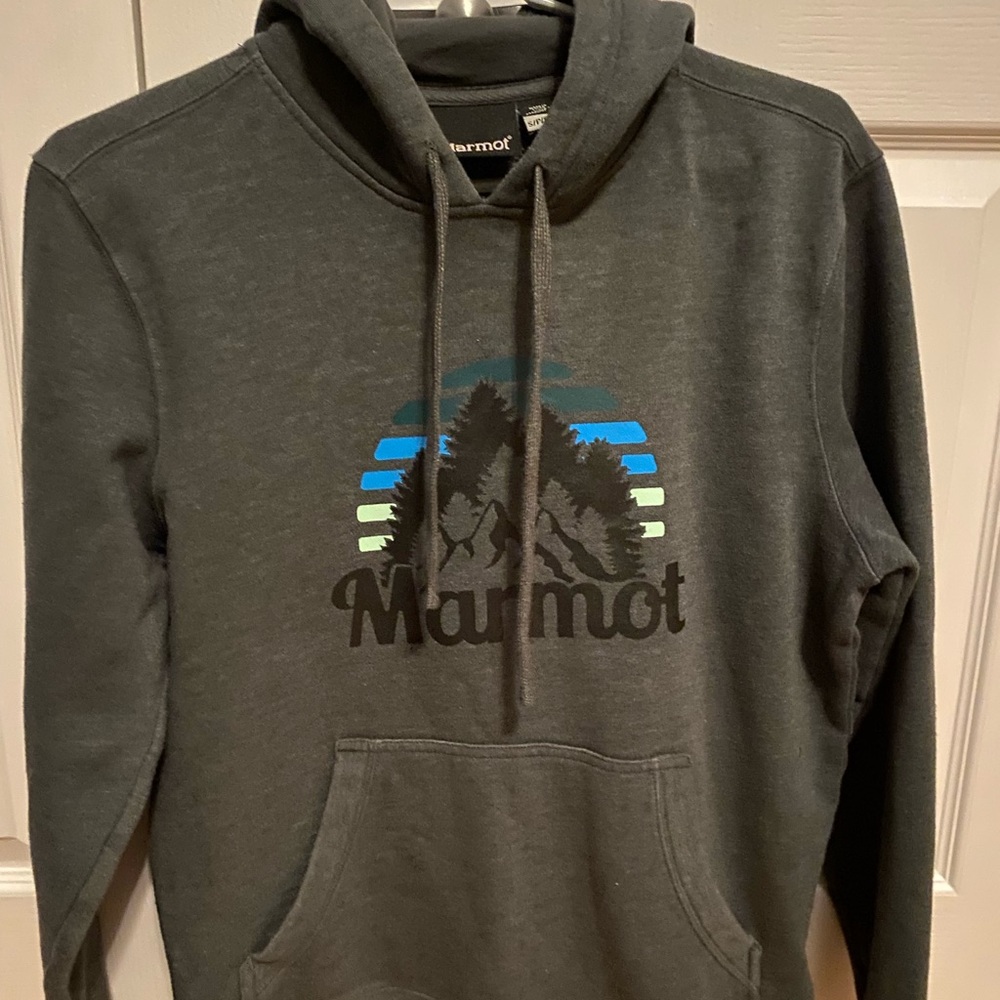 Unisex Marmot Gray Hoodie